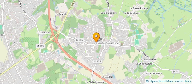 localisation de l'entreprise MONSIEUR PHILIPPE MERRIAU à HAUTE-GOULAINE