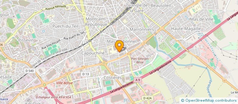 localisation de l'entreprise MONSIEUR PHILIPPE MERTEN à NIMES