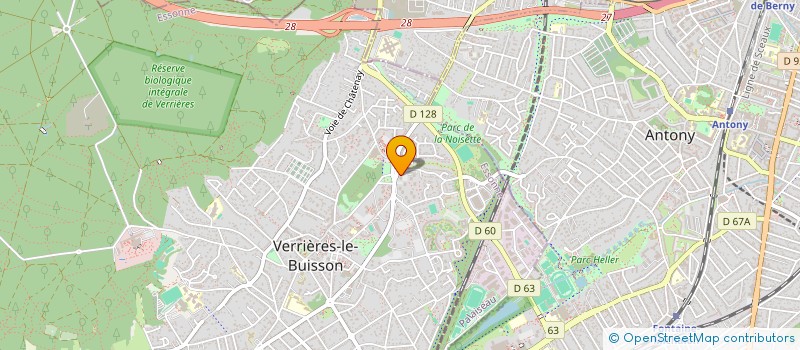 localisation de l'entreprise MONSIEUR PHILIPPE MERTZ  VERRIERES-LE-BUISSON