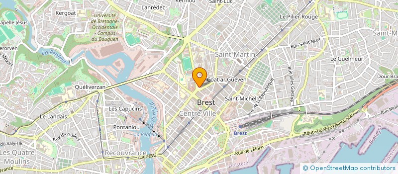 localisation de l'entreprise MONSIEUR PHILIPPE MERVIEL à BREST