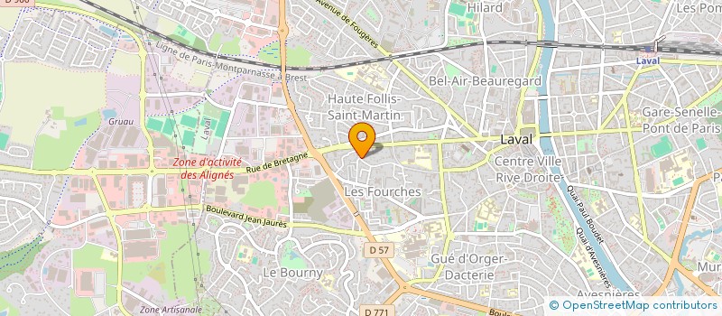 localisation de l'entreprise MONSIEUR PHILIPPE MESLE à LAVAL