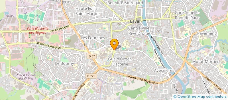 localisation de l'entreprise MONSIEUR PHILIPPE MESSAGER à LAVAL
