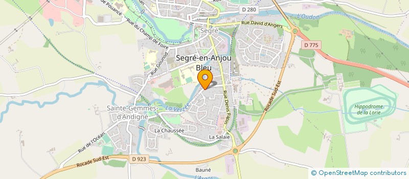 localisation de l'entreprise MONSIEUR PHILIPPE MESSAGER à SEGRE-EN-ANJOU BLEU