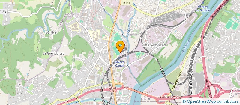 localisation de l'entreprise MONSIEUR PHILIPPE MESTOUL  GIVORS