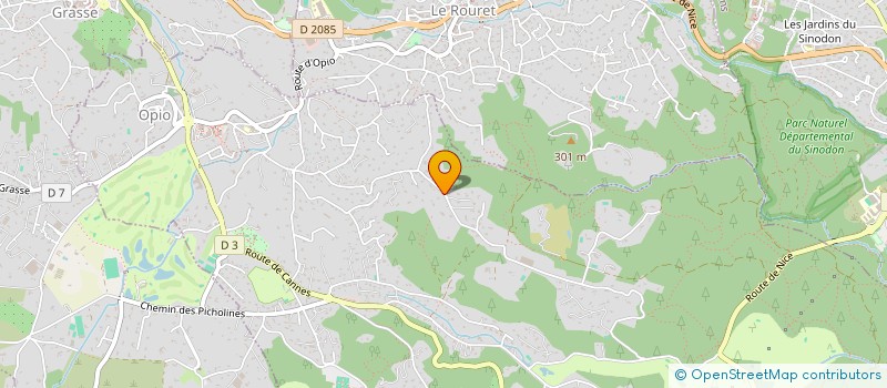 localisation de l'entreprise MONSIEUR PHILIPPE METAIREAU  OPIO