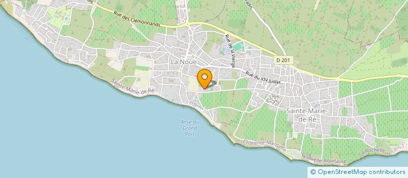 localisation de l'entreprise MONSIEUR PHILIPPE METAYER  SAINTE-MARIE-DE-RE