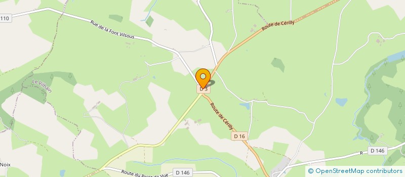 localisation de l'entreprise MONSIEUR PHILIPPE METENIER  CERILLY