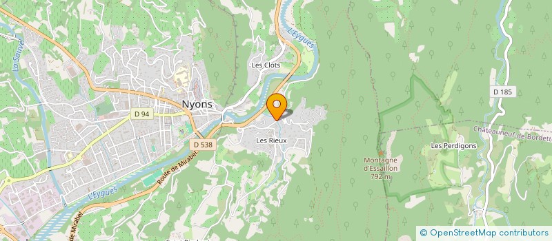 localisation de l'entreprise MONSIEUR PHILIPPE METEREAU  NYONS