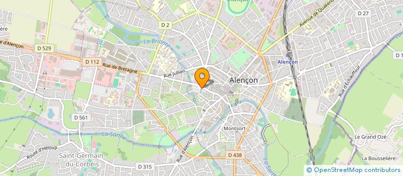 localisation de l'entreprise MONSIEUR PHILIPPE MEUNIER à ALENCON