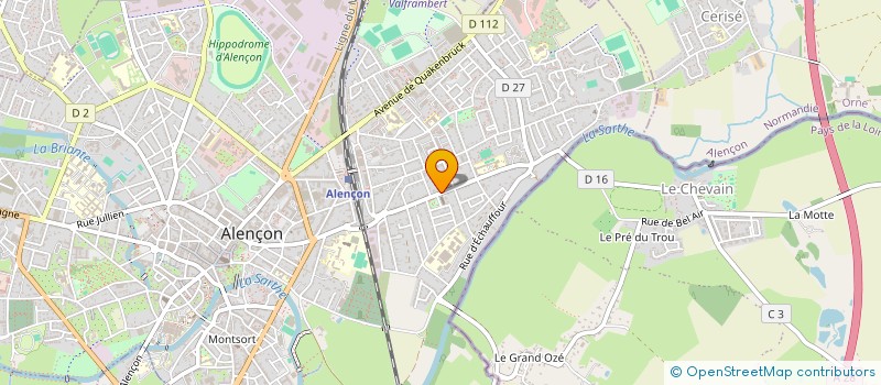 localisation de l'entreprise MONSIEUR PHILIPPE MEURISSE à ALENCON