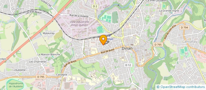 localisation de l'entreprise MONSIEUR PHILIPPE MEYER à DINAN