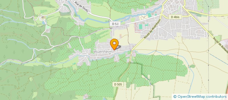 localisation de l'entreprise MONSIEUR PHILIPPE MEYER  WUENHEIM