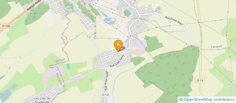 localisation de l'entreprise MONSIEUR PHILIPPE MEYER  JOUDREVILLE