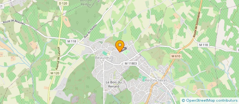 localisation de l'entreprise MONSIEUR PHILIPPE MEYNIER à BEAULIEU