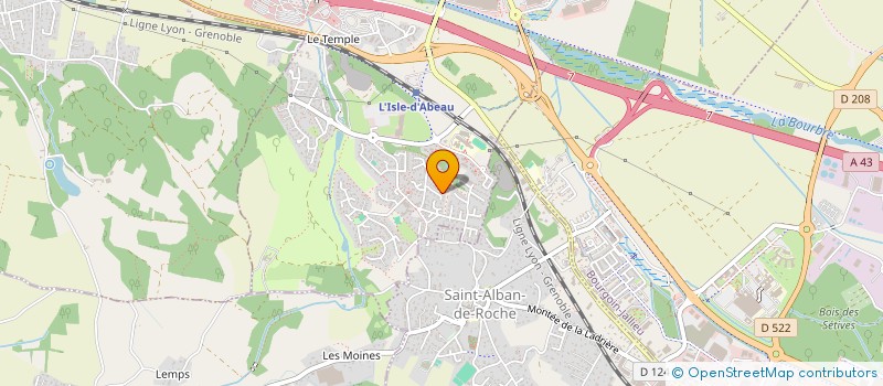 localisation de l'entreprise MONSIEUR PHILIPPE MICARD  L'ISLE-D'ABEAU