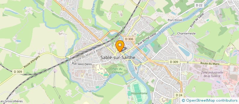 localisation de l'entreprise MONSIEUR PHILIPPE MICHAIE à SABLE SUR SARTHE