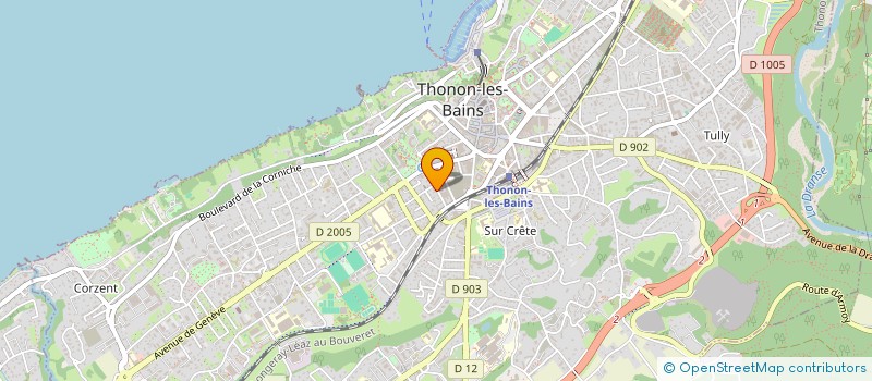 localisation de l'entreprise MONSIEUR PHILIPPE MICHAUD à THONON-LES-BAINS