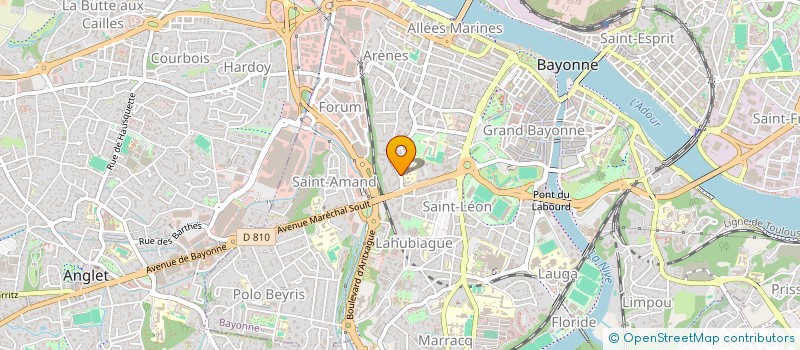 localisation de l'entreprise MONSIEUR PHILIPPE MICHAUD à BAYONNE
