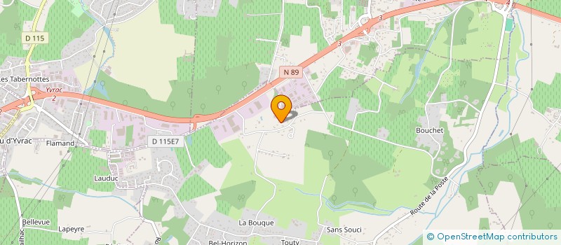 localisation de l'entreprise MONSIEUR PHILIPPE MICHAUD  POMPIGNAC