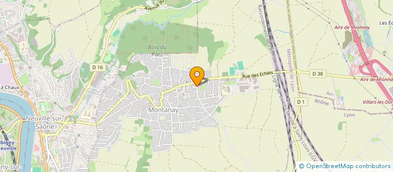 localisation de l'entreprise MONSIEUR PHILIPPE MICHEL  MONTANAY