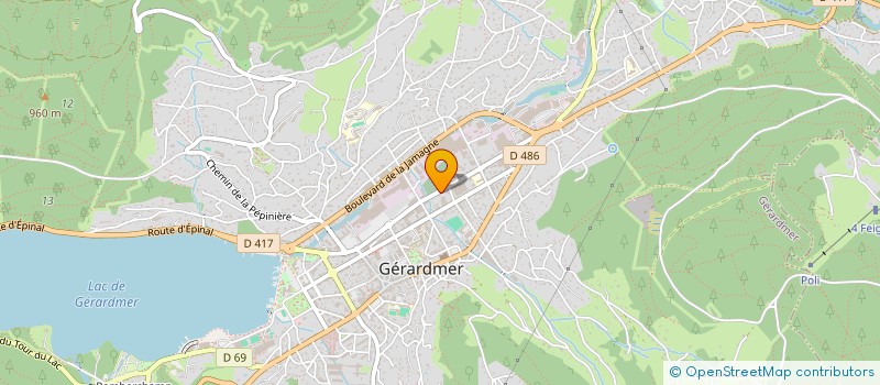 localisation de l'entreprise MONSIEUR PHILIPPE MICHEL à GERARDMER