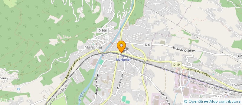 localisation de l'entreprise MONSIEUR PHILIPPE MICHEL  MARIGNIER