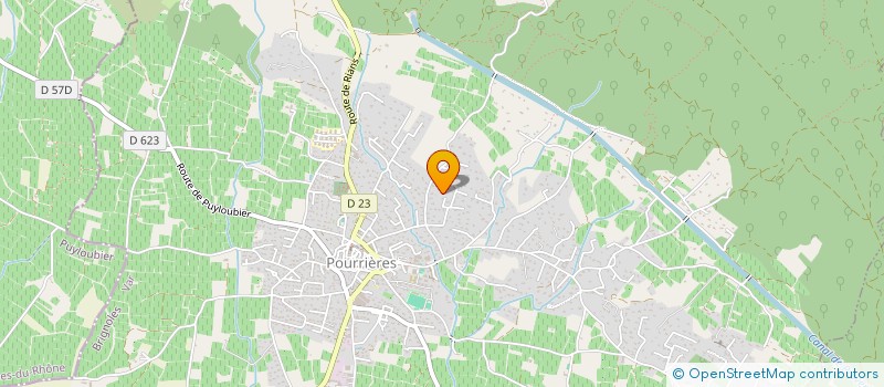 localisation de l'entreprise MONSIEUR PHILIPPE MICHEL  POURRIERES