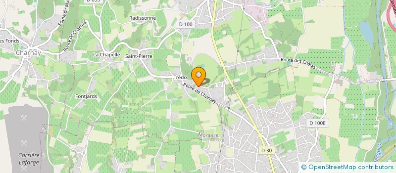 localisation de l'entreprise MONSIEUR PHILIPPE MICHEL  MORANCE