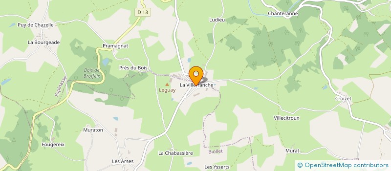 localisation de l'entreprise MONSIEUR PHILIPPE MICHEL  SAINT-PRIEST-DES-CHAMPS