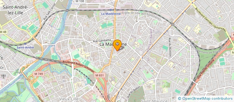 localisation de l'entreprise MONSIEUR PHILIPPE-MICHEL BRIOU à LA MADELEINE