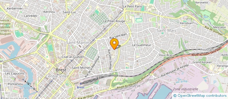 localisation de l'entreprise MONSIEUR PHILIPPE MICHELET à BREST