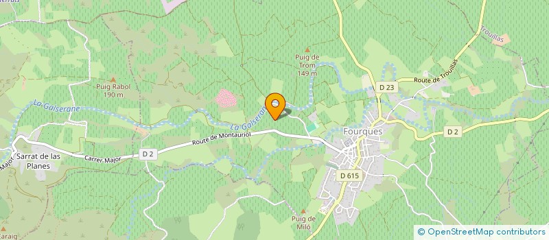 localisation de l'entreprise MONSIEUR PHILIPPE MICHELET  MONTAURIOL