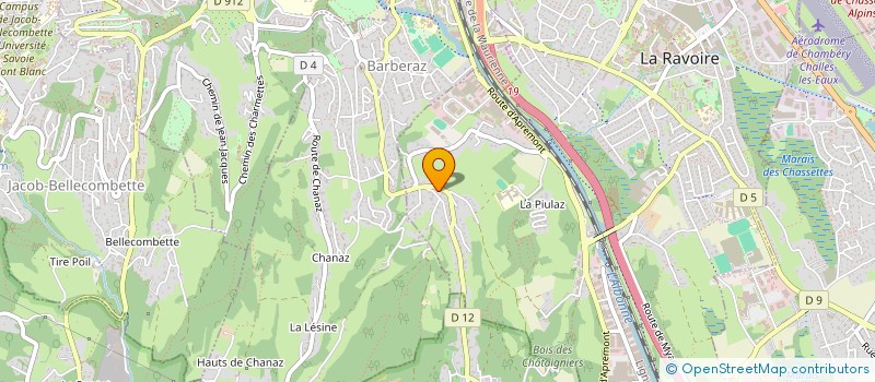 localisation de l'entreprise MONSIEUR PHILIPPE MICHELI  LA RAVOIRE