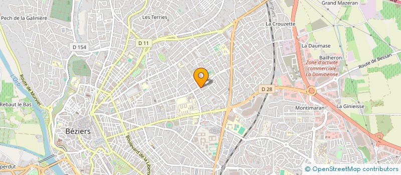 localisation de l'entreprise MONSIEUR PHILIPPE MIGNEN à BEZIERS