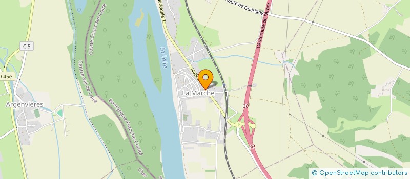 localisation de l'entreprise MONSIEUR PHILIPPE MIGNOL  LA MARCHE