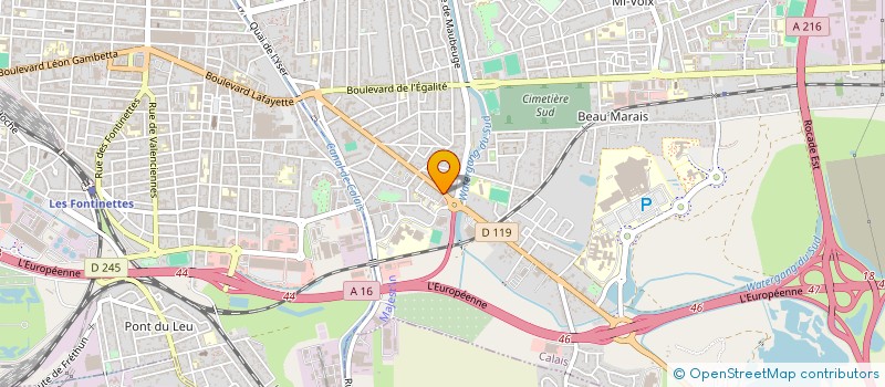 localisation de l'entreprise MONSIEUR PHILIPPE MIGNONET  CALAIS