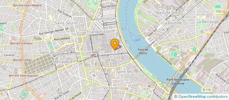 localisation de l'entreprise MONSIEUR PHILIPPE MIGNOT  BORDEAUX