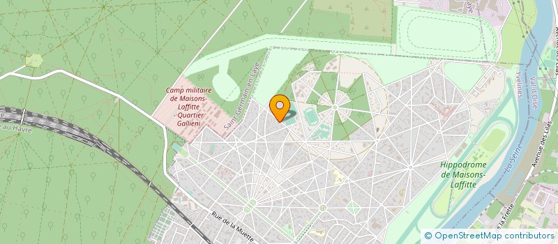 localisation de l'entreprise MONSIEUR PHILIPPE MIGNOT  MAISONS-LAFFITTE