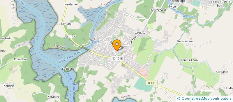 localisation de l'entreprise MONSIEUR PHILIPPE MILLER à LE BONO