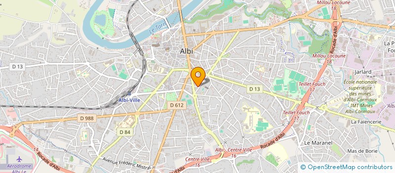 localisation de l'entreprise MONSIEUR PHILIPPE MILLET à ALBI