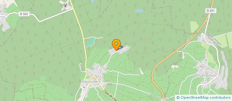 localisation de l'entreprise MONSIEUR PHILIPPE MILLOT  HAUTVILLERS