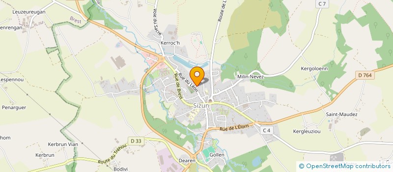 localisation de l'entreprise MONSIEUR PHILIPPE MILLOUR  SIZUN