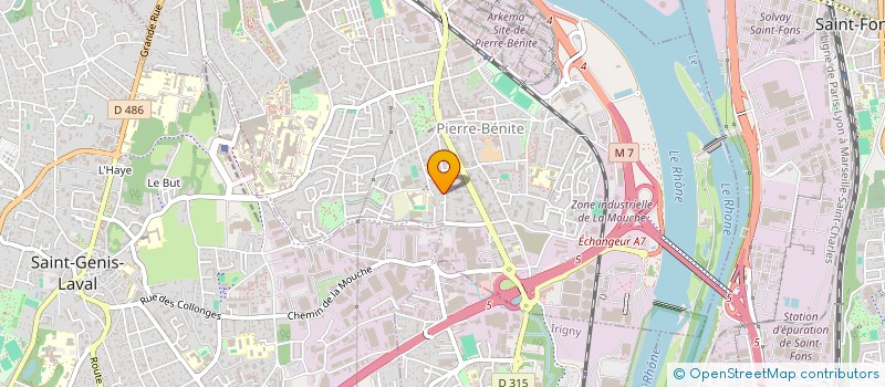 localisation de l'entreprise MONSIEUR PHILIPPE MINARD  OULLINS-PIERRE-BENITE