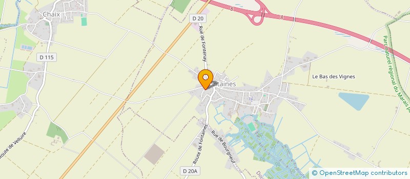 localisation de l'entreprise MONSIEUR PHILIPPE MINAUD  FONTENAY-LE-COMTE