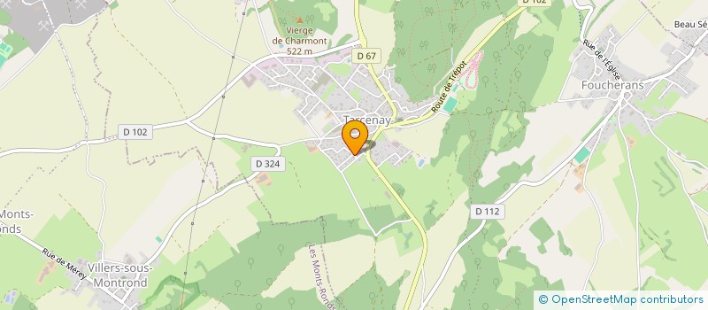 localisation de l'entreprise MONSIEUR PHILIPPE MINET  LES MONTS-RONDS