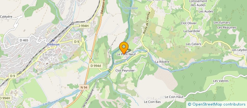 localisation de l'entreprise MONSIEUR PHILIPPE MINIER à CROTS