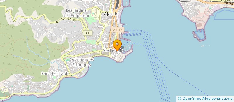 localisation de l'entreprise MONSIEUR PHILIPPE MIRILLI à AJACCIO