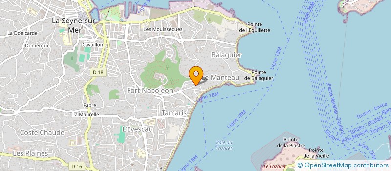 localisation de l'entreprise MONSIEUR PHILIPPE MITRE à LA SEYNE-SUR-MER