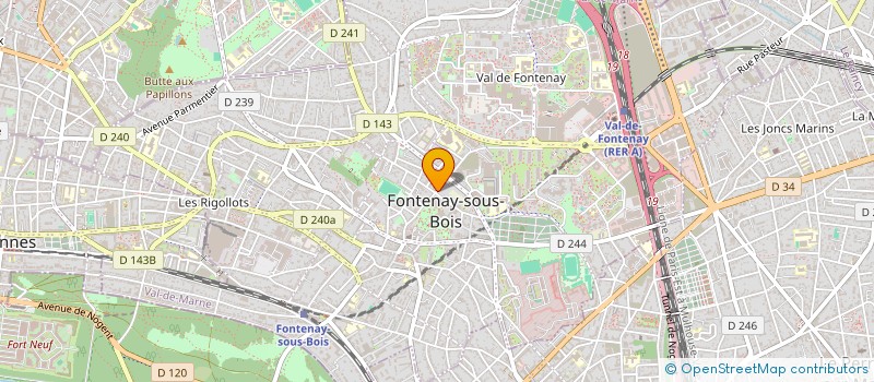 localisation de l'entreprise MONSIEUR PHILIPPE MOATI à FONTENAY-SOUS-BOIS