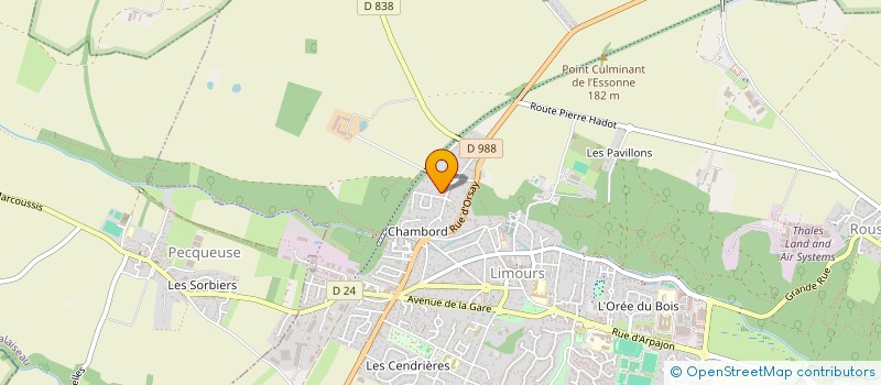 localisation de l'entreprise MONSIEUR PHILIPPE MOCQUET  LIMOURS